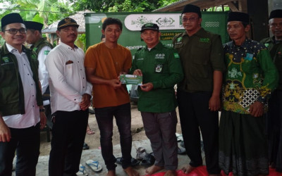 LAZISNU PCNU Palangkaraya Salurkan Bantuan untuk Korban Angin Puting Beliung di Kecamatan Palas